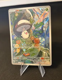 Pokemon TCG Foongus 095/086 Black Bolt English Illustration Rare Card - Image 2