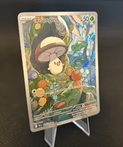 Pokemon TCG Foongus 095/086 Black Bolt English Illustration Rare Card - Image 3