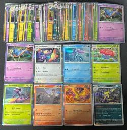 2025 Pokemon TCG EN PFLen /094 Reshiram Moltres Suicune Ambipom Holo Lot*52 - Image 1