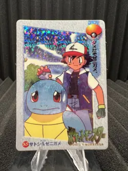 Pokemon Vintage Pocket Monsters Vending HOLO Prism Sticker Bandai 1999 Nintendo - Image 1