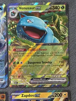 Pokemon Cards Lot Rare Holo Full Art 151 Blastoise Venusaur Celebi Zapdos Darkra - Image 5