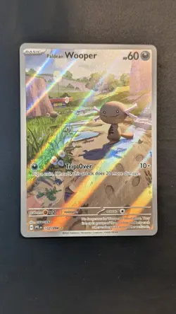 Paldean Wooper 102/094 Illustration Rare Phantasmal Flames Pokemon Pack Fresh - Image 1