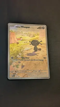 Paldean Wooper 102/094 Illustration Rare Phantasmal Flames Pokemon Pack Fresh - Image 2