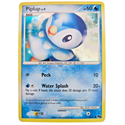 Pokemon Piplup Pokemon Pop Series 6 POP 15/17 Common Water Basic Penguin Holo LP - Image 1