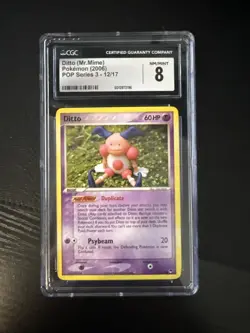 Ditto (Mr. Mime) 12/17 Pokemon POP Series 3 (2006) CGC NM 8 - Image 1