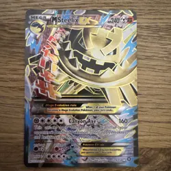M Steelix EX 109/114 Steam Siege Full Art Holo MP Pokemon 2016 - Image 1