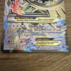 M Steelix EX 109/114 Steam Siege Full Art Holo MP Pokemon 2016 - Image 4