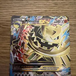 M Steelix EX 109/114 Steam Siege Full Art Holo MP Pokemon 2016 - Image 5