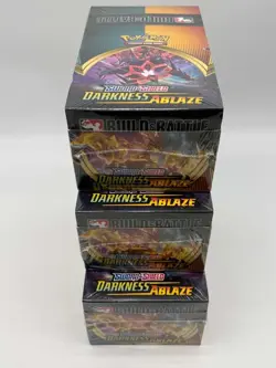 Lot of (3) Pokemon TCG Darkness Ablaze Build & Battle Display Case - Image 3