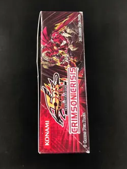 YUGIOH 2009 CRIMSON CRISIS - USED EMPTY BOOSTER BOX - Image 2