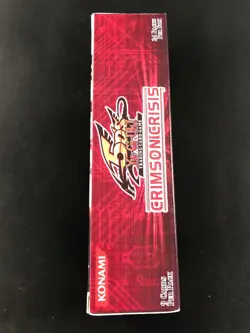 YUGIOH 2009 CRIMSON CRISIS - USED EMPTY BOOSTER BOX - Image 5