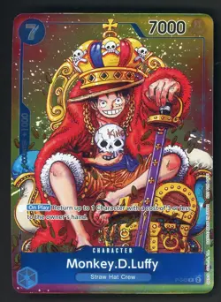 2024 One Piece EN Convention Exclusive Foil #043 Monkey D. Luffy - Image 1