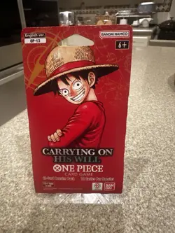 One Piece TCG OP-13 Carrying On His Will SLEEVED BOOSTER New SEALED Blister Pack - Image 2