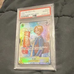 Bandai One Piece Sabo 073 Saikyo Jump-May 2024 Full Art Foil PSA 10 Japanese - Image 1