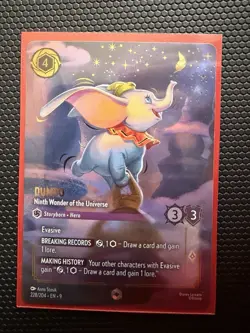 Disney Lorcana Dumbo Ninth Wonder of the Universe Enchanted 228/204 EN 9 - Image 1