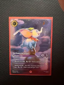 Disney Lorcana Dumbo Ninth Wonder of the Universe Enchanted 228/204 EN 9 - Image 2