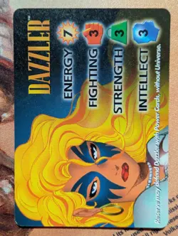 OverPower Classic Marvel Fleer 1997 Dazzler Hero Character Card NM - Image 1