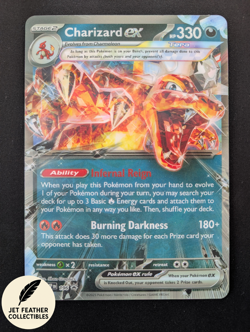 Charizard ex 054/091 black star promo 196 Oversized Jumbo Card Pokemon TCG - Image 1