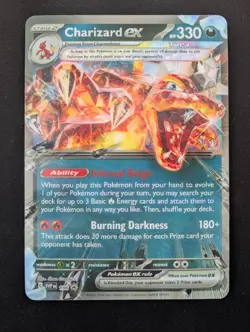 Charizard ex 054/091 black star promo 196 Oversized Jumbo Card Pokemon TCG - Image 2