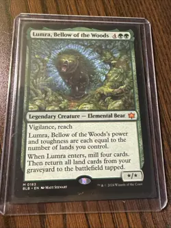 Lumra, Bellow of the Woods Bloomburrow Regular Card NM - Image 1