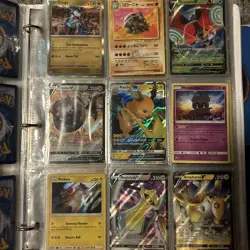 Pokemon Cards Binder Lot Ultra Rare Ex 90 Cards Collection New Holo Rares NM - Image 2