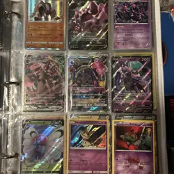 Pokemon Cards Binder Lot Ultra Rare Ex 90 Cards Collection New Holo Rares NM - Image 3