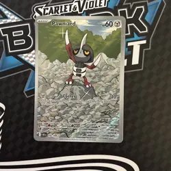 🔥Pawniard Illustration Rare SV: Black Bolt 142/086 Pokemon TCG Holo Card NM+🔥 - Image 1