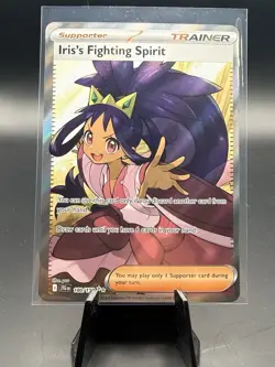 Pokemon TCG Iris's Fighting Spirit Journey Together Full Art Card 180/159 - Image 1