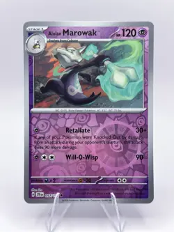 Alolan Marowak 057/159 SV09: Journey Together NM Pokemon Card TCG - Image 1