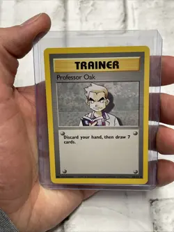Pokemon TCG Professor Oak Base Set Unlimited Card 88/102 NM Near Mint Vintage - Image 1