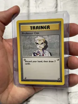 Pokemon TCG Professor Oak Base Set Unlimited Card 88/102 NM Near Mint Vintage - Image 2