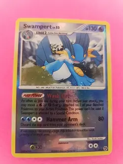 Swampert Reverse Holo Diamond & Pearl Great Encounters Pokemon Card WOTC NM - Image 1