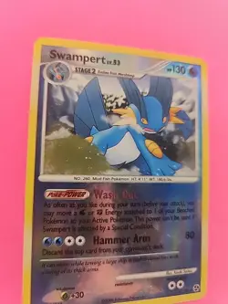 Swampert Reverse Holo Diamond & Pearl Great Encounters Pokemon Card WOTC NM - Image 2