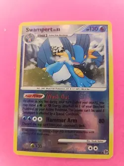 Swampert Reverse Holo Diamond & Pearl Great Encounters Pokemon Card WOTC NM - Image 3
