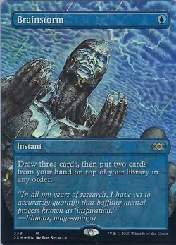 Brainstorm (Borderless) Double Masters Foil - Image 1