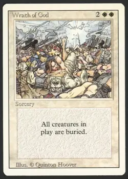 ***Wrath of God*** MTG Revised Magic Kid Icarus - Image 1