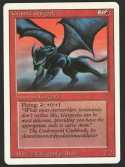 ***Granite Gargoyle*** MTG Revised Magic Kid Icarus - Image 1