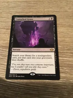 1x Unmarked Grave -Near Mint- Modern Horizons 2 MTG - Image 2