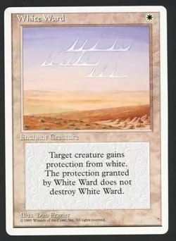 ***White Ward*** MTG Alternate 4th Edition Magic Kid Icarus - Image 1