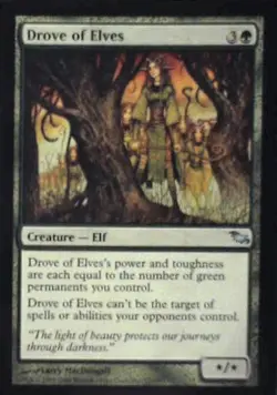 Drove of Elves - Shadowmoor: #112, Magic: The Gathering Nm C281 - Image 1
