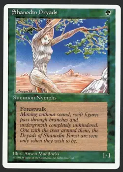 ***Shanodin Dryads*** MTG Alternate 4th Edition Magic Kid Icarus - Image 1