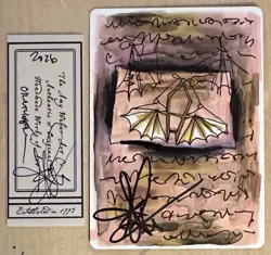 MTG ARTIST PROOF Antiquities Ornithopter AP Sketch Art Amy WEBER Magic - Image 1