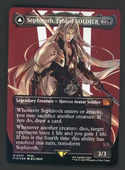 2025 MTG Final Fantasy EN Borderless Surge Foil #0527 Sephiroth - Image 1