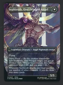 2025 MTG Final Fantasy EN Borderless Surge Foil #0527 Sephiroth - Image 2