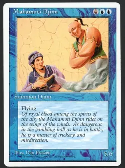 ***Mahamoti Djinn*** MTG Alternate 4th Edition Magic Kid Icarus - Image 1