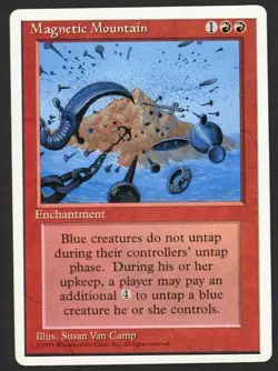 ***Magnetic Mountain*** MTG Alternate 4th Edition Magic Kid Icarus - Image 1