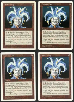 ***4x Jester's Cap*** MTG 5th Edition Magic Kid Icarus - Image 1