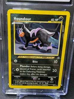 CGC 10 - Houndour - Neo Discovery - 39/75 - Unlimited - Pokemon - Slab - Image 2