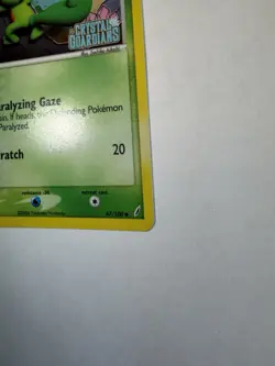 Pokemon TCG Treecko EX Crystal Guardians Reverse Holo Common 67/100 2006 40 HP - Image 2