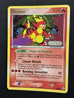 Pokemon Magmar 21/92 Legend Maker Reverse Holo Rare 70HP English TCG - Image 1